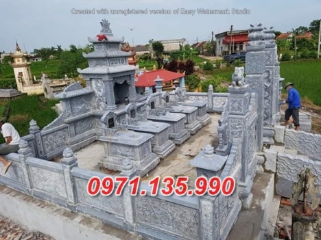 mẫu lăng mộ đá khối đẹp, nhà mồ bố mẹ bằng đá
