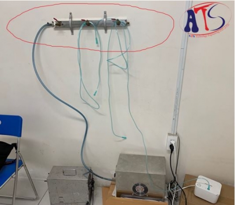 MÁY XÔNG KHÍ DUNG 5 ĐẦU RA