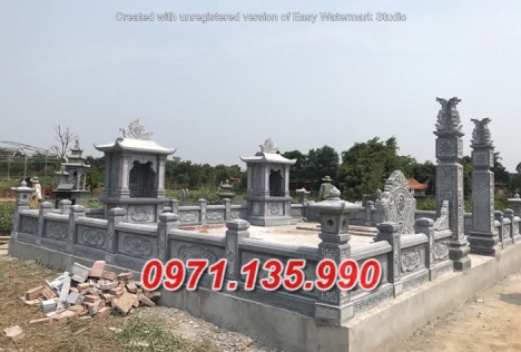 mẫu lăng mộ đá khối đẹp, nhà mồ bố mẹ bằng đá
