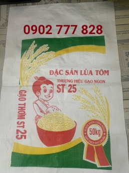 Bao pp dệt, bao đựng gạo 5kg, 10kg, bao đựng gạo giá rẻ