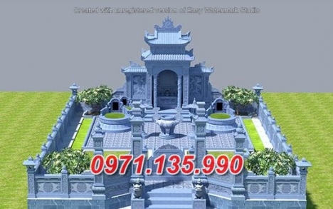 mẫu lăng mộ đá khối đẹp, nhà mồ bố mẹ bằng đá