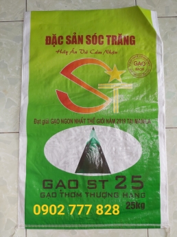 Bao pp dệt, bao đựng gạo 5kg, 10kg, bao đựng gạo giá rẻ
