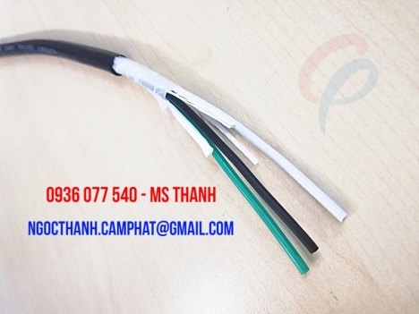 Cáp điều khiển 3 x 0.5 mm2 - Cáp Sangjin không chống nhiễu RVV