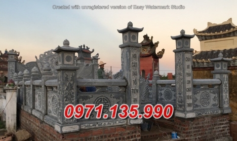 mẫu lăng mộ đá khối đẹp, nhà mồ bố mẹ bằng đá