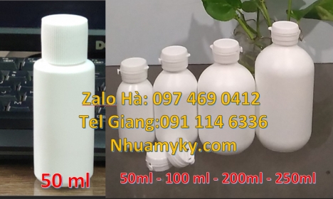 Chai nhựa 250 ml, chai 250 ml giá sỉ, Chai nhựa 30 ml đựng hóa chất, chai 30 ml đựng dung môi, Chai