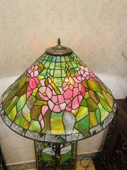 Giao lưu cây đèn sàn tiffany hàng Đức