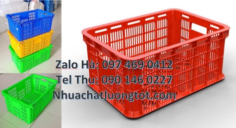 Thùng nhựa đặc, sóng nhựa công nghiệp, rổ nhựa, Két bia, thùng nhựa đựng đồ, Giỏ nhựa 5 bánh xe, Són