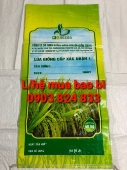 Bao lúa giống 40kg, bao đựng gạo các loại