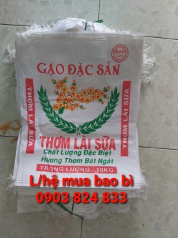 bao đựng gạo hương lài 10kg tại quận 8 - 0903 824 833