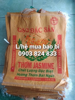 bao đựng gạo hương lài 10kg tại quận 8 - 0903 824 833