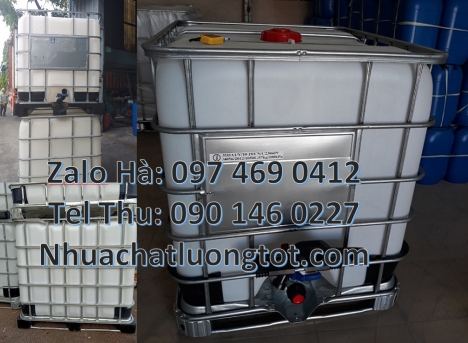 bồn nhựa ibc 1000 lít, thùng nhựa vuông, thùng nhựa IBC 1000 lít, Bồn ibc, Thùng nhựa dung tích lớn,