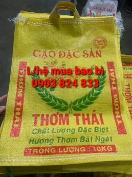 bao đựng gạo hương lài 10kg tại quận 8 - 0903 824 833