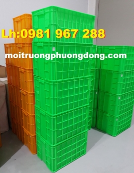 rổ nhựa kín công nghiệp ,Thùng nhựa đặc cao 3t9