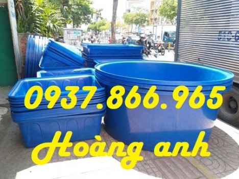 Sản xuất thùng dung tích lớn , thùng nhựa chữ nhật 750l, thùng nhựa dùng chế biến thực phẩm đông lạn