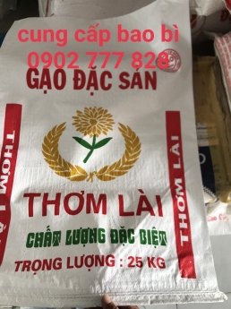 Bao pp dệt, bao đựng gạo 10kg, 25kg, 50kg.