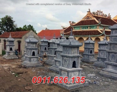 tháp mộ đá tự nhiên đep bán tại sài gòn bảo tháp đá xanh