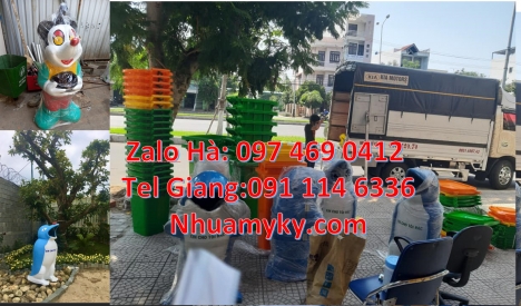 Thùng rác hình con voi. Thùng rác chim cánh cụt. Thùng rác chuột mickey. Thùng rác hình chuột túi. T
