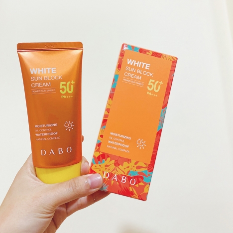 Kem chống nắng trắng da DABO White Sunblock Cream SPF50 PA+++ 70ml