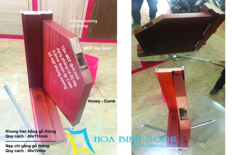 Cấu tạo cửa MDF Veneer | Cửa phòng ngủ giá rẻ