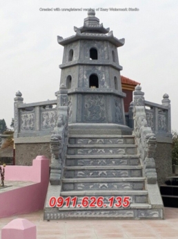 tháp mộ đá tự nhiên đep bán tại sài gòn bảo tháp đá xanh