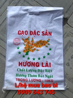 Bao đựng gạo,bao đựng gạo ST 25 có in