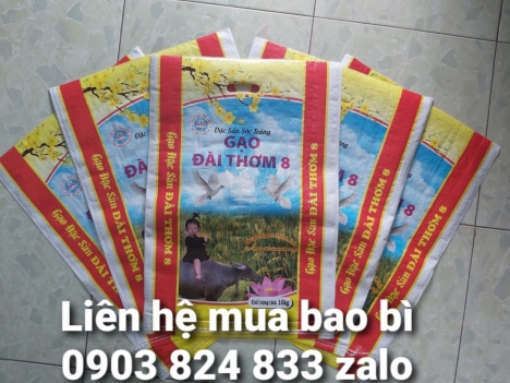 Bao đựng gạo,bao đựng gạo ST 25 có in