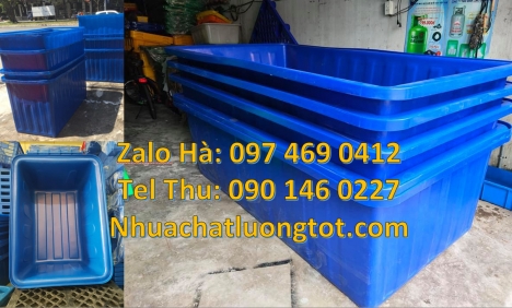 thùng nhựa tròn hdpe, thùng nhựa 1200 lít, thùng chữ nhật 1100 lít, Thùng nhựa 500 lít, Thùng