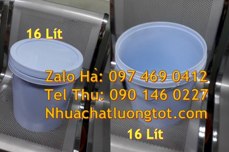 xô nhựa 5l quai sắt, thùng nhựa 3.8 lít, Xô nhựa giá rẻ, thùng nhựa, vỏ thùng đựng sơn nước Vỏ thù