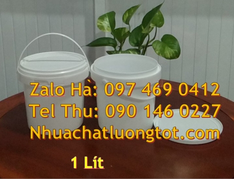 xô nhựa 5l quai sắt, thùng nhựa 3.8 lít, Xô nhựa giá rẻ, thùng nhựa, vỏ thùng đựng sơn nước Vỏ thù