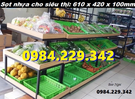 Sọt nhựa cho siêu thị, sọt cho cửa hàng, sọt đựng thực phẩm