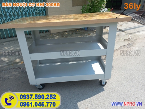 Bàn nguội sửa chữa cơ khí 300kg , bàn nguội có kệ đựng dụng cụ