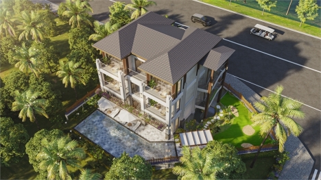 [ HIẾM CÓ ] CHÍNH CHỦ CẦN TIỀN BÁN GẤP BIỆT THỰ TỰ XÂY 2 MẶT TIỀN VIEW HỒ SEN GIÁ CHỈ 4,8TỶ 320M2