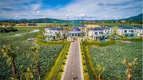 BÁN BIỆT THỰ KHOÁNG NÓNG VƯỜN VUA VIEW HỒ SEN QUỸ CĂN ĐẸP NHẤT DỰ ÁN - TRỰC TIẾP CĐT