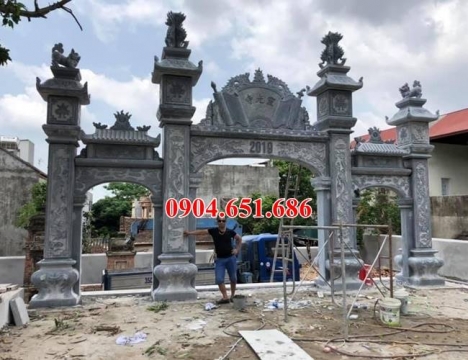 Địa chỉ bán xây cổng chùa, cổng tam quan chùa bằng đá theo yêu cầu