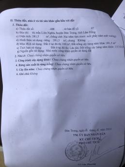 Bán đất  mặt tiền Hồ Xuân Hương (11x30 - 100TC)  - Liên Nghĩa - Đức trọng Giáp thành phố Đà Lạt