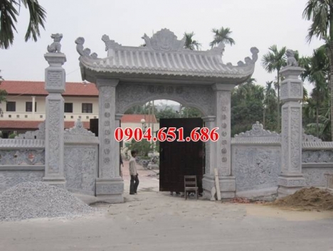 Địa chỉ bán xây cổng chùa, cổng tam quan chùa bằng đá theo yêu cầu
