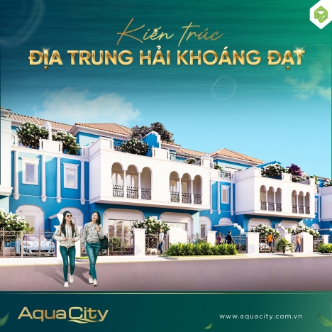 AQUA CITY NOVALAND BIÊN HÒA ĐỒNG NAI - RIVER PARK 1  THIÊN NHIÊN ƯU ÁI - TIỆN ÍCH AN CƯ