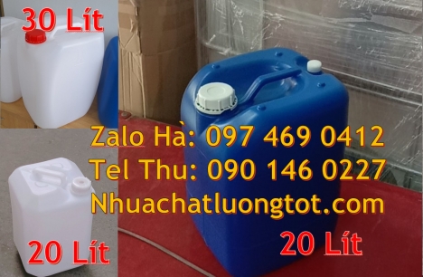 Can nhựa 30 lít đựng phân bón, can 20l giá rẻ, can 25l trắng, can 20 lít đựng axit, can nhựa 25 lít