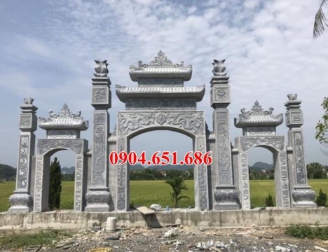 Địa chỉ bán xây cổng chùa, cổng tam quan chùa bằng đá theo yêu cầu