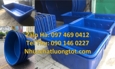 thùng nhựa tròn hdpe, thùng nhựa 1200 lít, thùng chữ nhật 1100 lít, Thùng nhựa 500 lít, Thùng