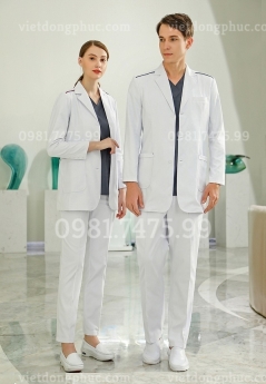 Mẫu áo blouse bác sĩ tay ngắn mới nhất 2022, bền đẹp, giá cả cạnh tranh