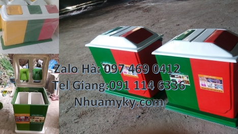 Thùng rác 60 lít đạp chân, Thùng rác 120 lít, Thùng rác nắp bập bênh, Thùng rác nhựa duy tân,