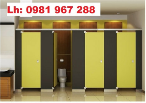 Vách ngăn vệ sinh Compact HPL chống nước 100%