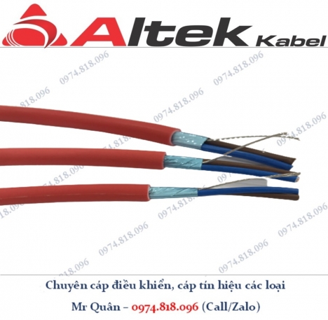 Cáp chống cháy chống nhiễu Altek Kabel