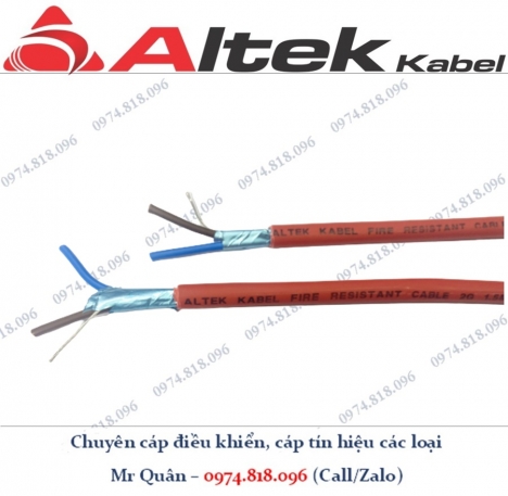 Cáp chống cháy chống nhiễu Altek Kabel
