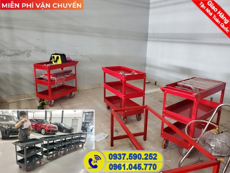 Cơ sở cung cấp xe đẩy dụng cụ, xe đựng đồ nghề uy tín chất lượng