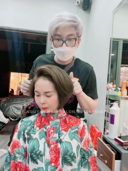 Uốn tóc xoăn sóng lơi, kiểu Tóc xoăn sóng lơi ngang vai đẹp cuốn hút cho nàng mặt vuông