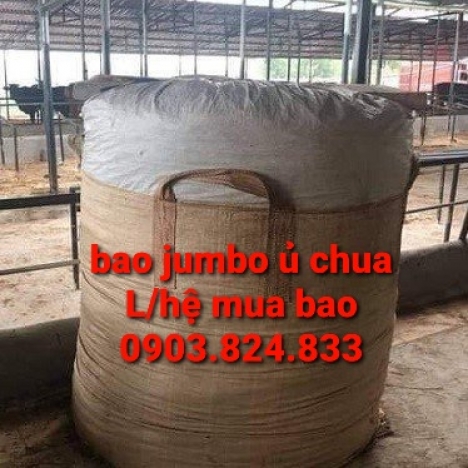 túi PE ủ cỏ - bao nilon lót trong dày lồng vào trong để ủ cỏ