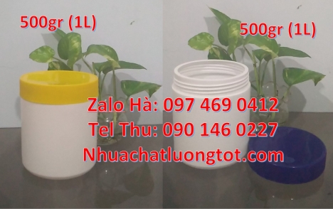 Hũ hóa chất 100 g, hũ 200g đựng sốt cà chua, hũ tinh bột sắn dây 200 gram, hũ nhựa 250 g tròn cao, h