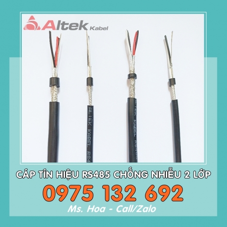 Cáp tín hiệu RS485 18AWG 1 Pair, 18AWG 2 Pair chống nhiễu 2 lớp